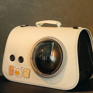 Novo estilo de design popular gato portátil viagem espaço cápsula mochila para animais de estimação